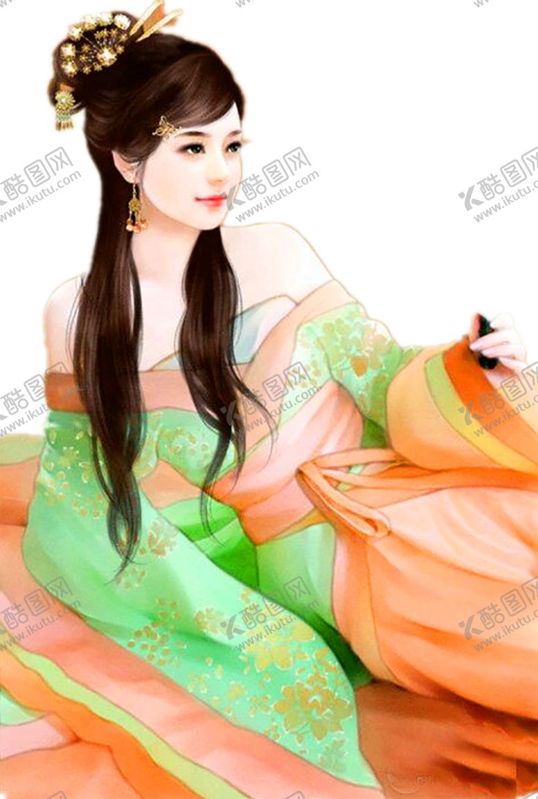 编号：92845201300717577386【酷图网】源文件下载-  古装帅哥美女插画图片