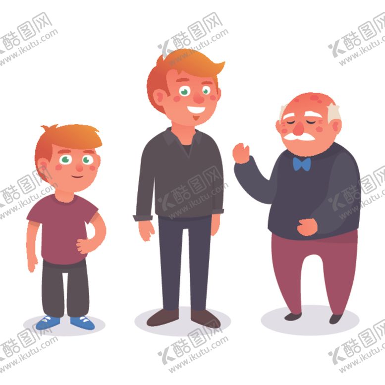编号：36033907121715364443【酷图网】源文件下载-扁平人物插画