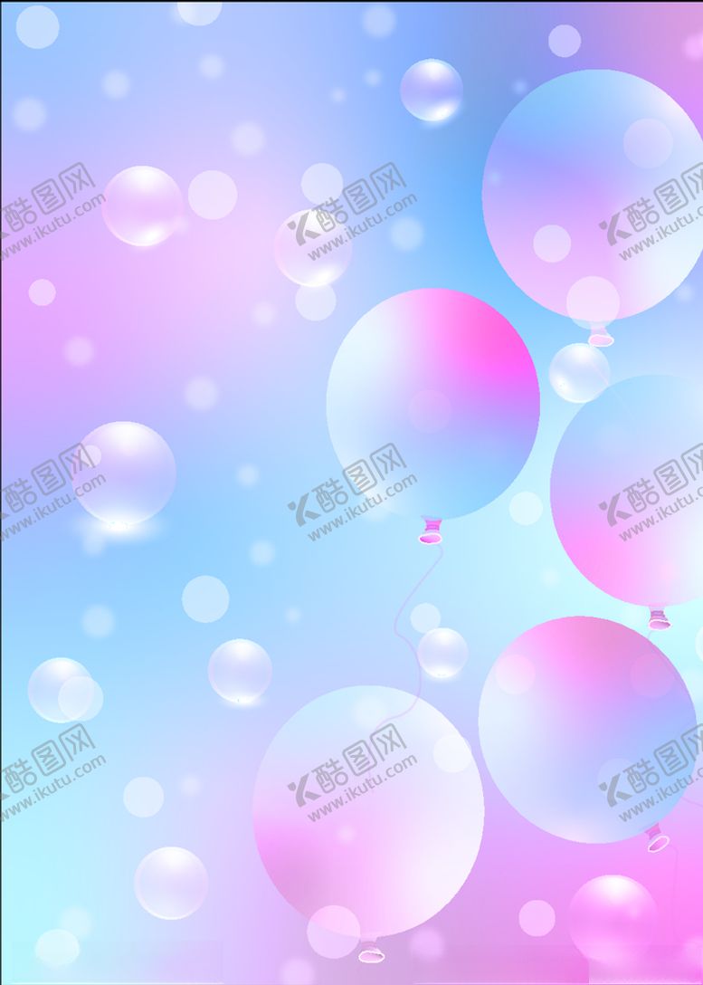 编号：62237209201320316087【酷图网】源文件下载-唯美浪漫紫色气泡气球背景海报
