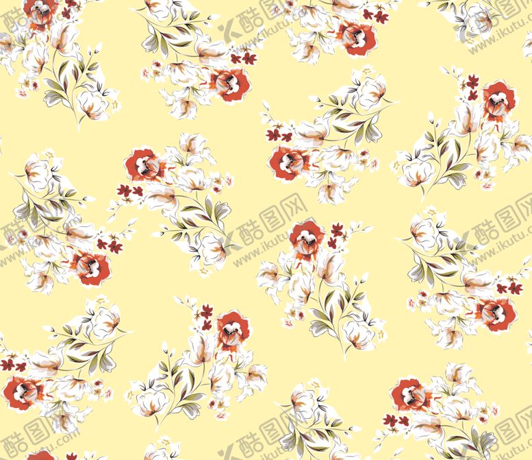 编号：70050209181421583998【酷图网】源文件下载-韩版清新可爱风手绘花卉