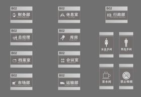 实验室标牌对外经济贸易大学不锈钢门牌门牌