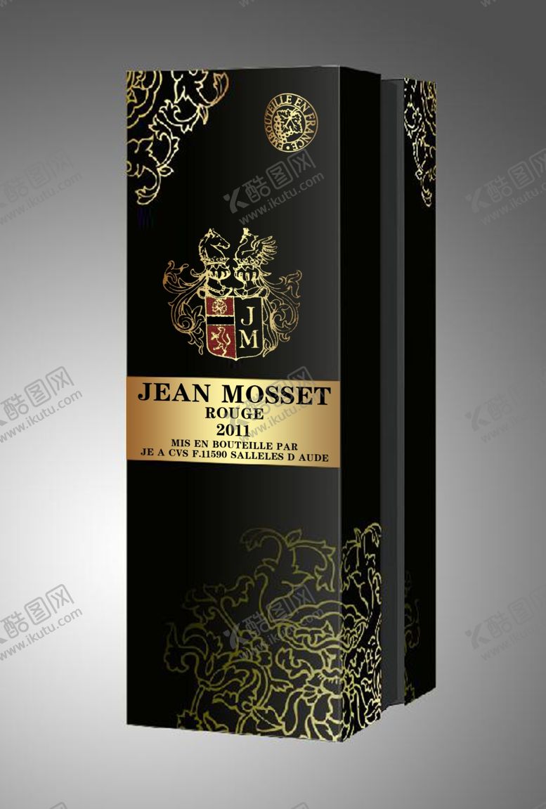 编号：50731209130344192382【酷图网】源文件下载-佰德城堡干红黑方盒效果图