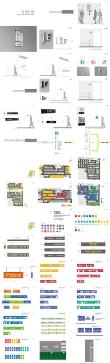 商务住宅楼及地下停车场导视设计