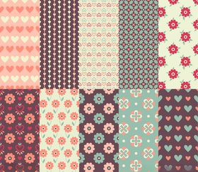 矢量花纹×10