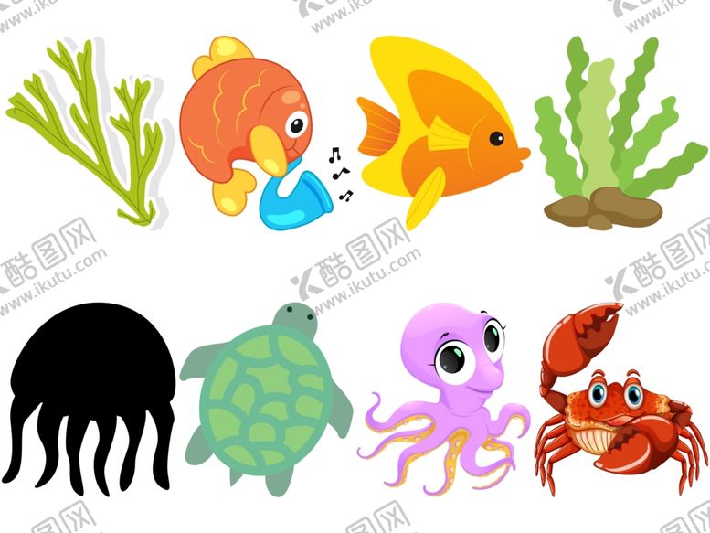 编号：99247905031220124250【酷图网】源文件下载-海洋生物