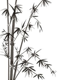 水墨竹子