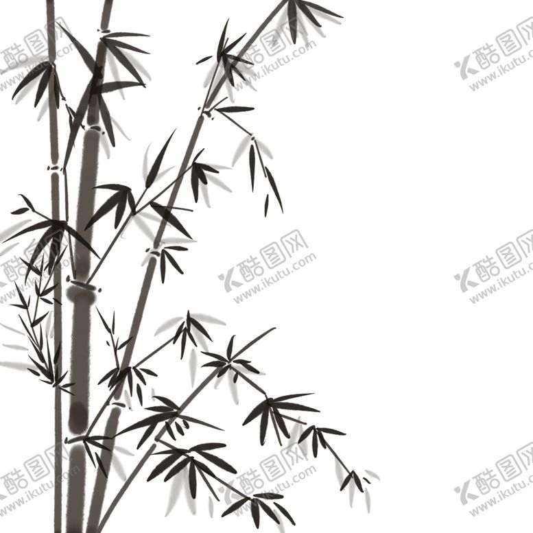 编号：18911407070012224621【酷图网】源文件下载-水墨竹子