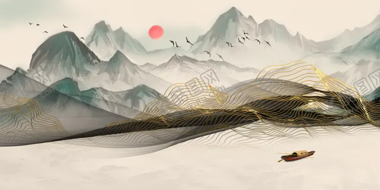 编号：34887307061943577297【酷图网】源文件下载-新中式装饰画