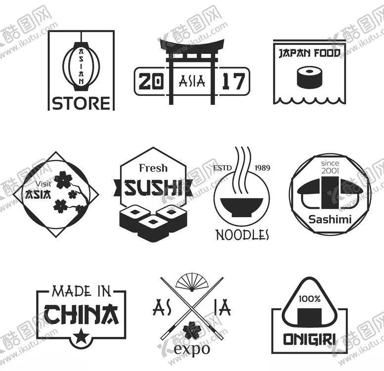 编号：59956104080120549260【酷图网】源文件下载-欧美复古图章
