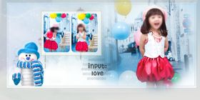 儿童相册摄影模板