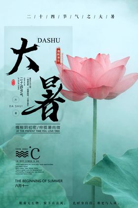 大暑海报