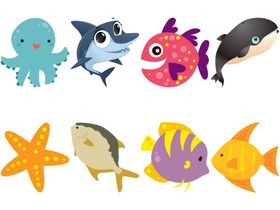 海洋生物鲜大底
