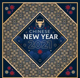 牛新年展板背景