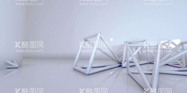 编号：56298511241038599599【酷图网】源文件下载-C4D空白展台背景