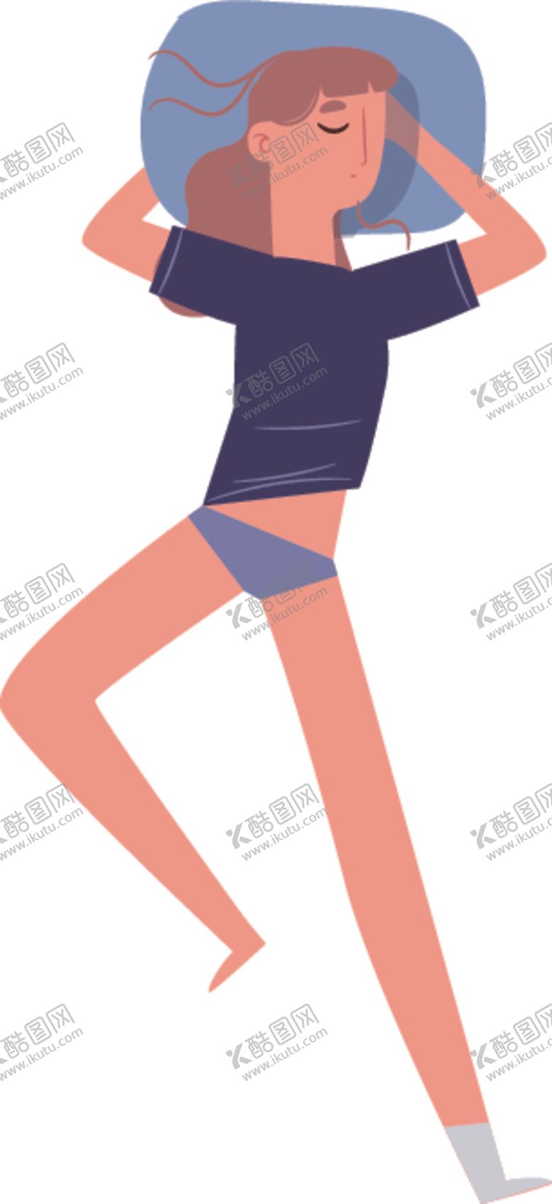 编号：87861104162255005177【酷图网】源文件下载-睡觉姿势