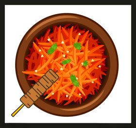 手绘美食佳肴中餐素材