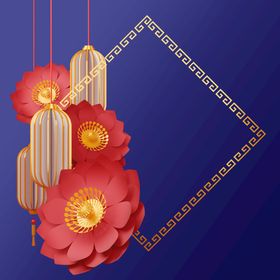 花卉装饰花纹