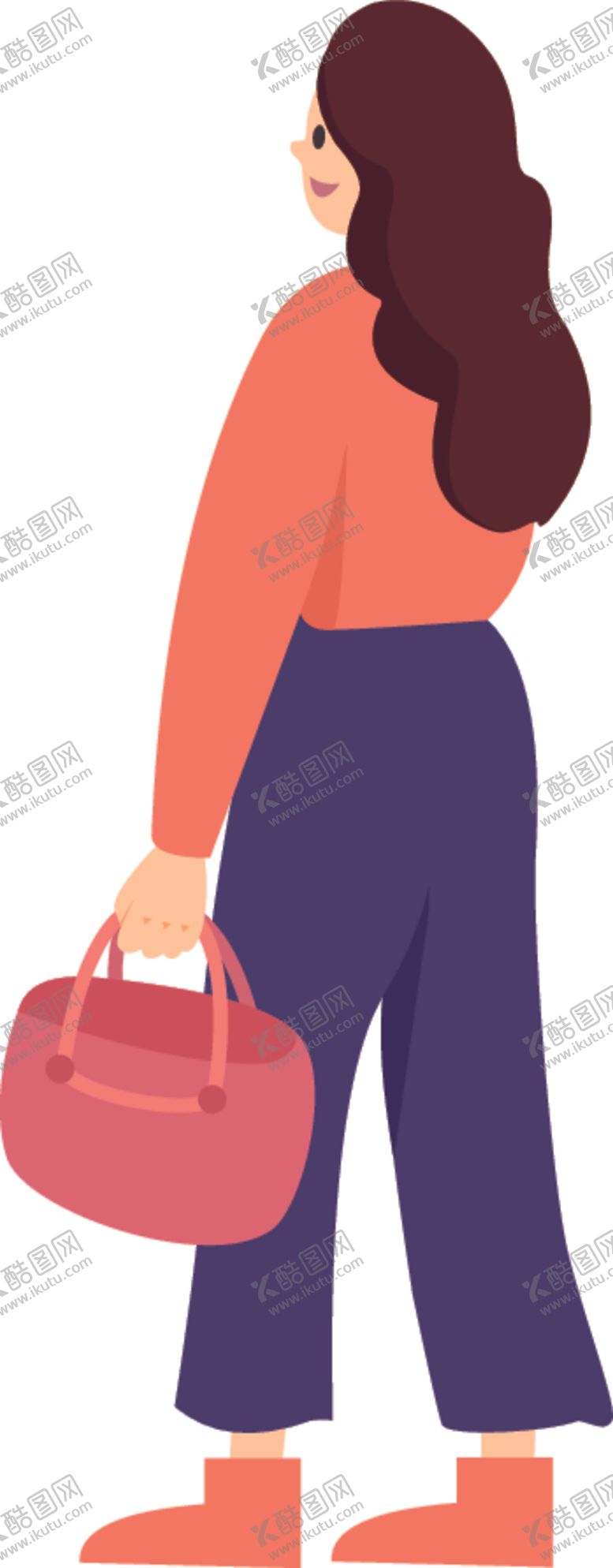 编号：62989604290312266522【酷图网】源文件下载-矢量女孩素材