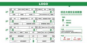 综合大楼安全疏散图