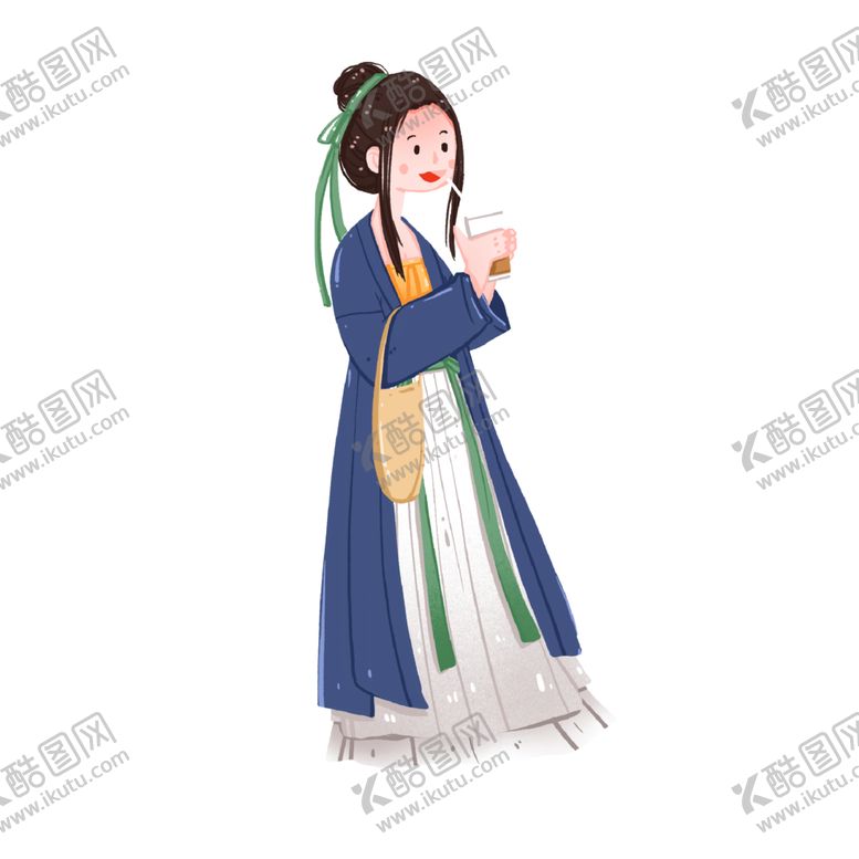 编号：12806201282131099819【酷图网】源文件下载-中秋节汉服出行