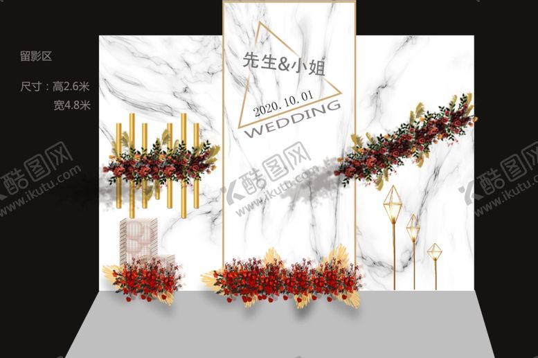 编号：49671205101715036896【酷图网】源文件下载-白色系婚礼留影区