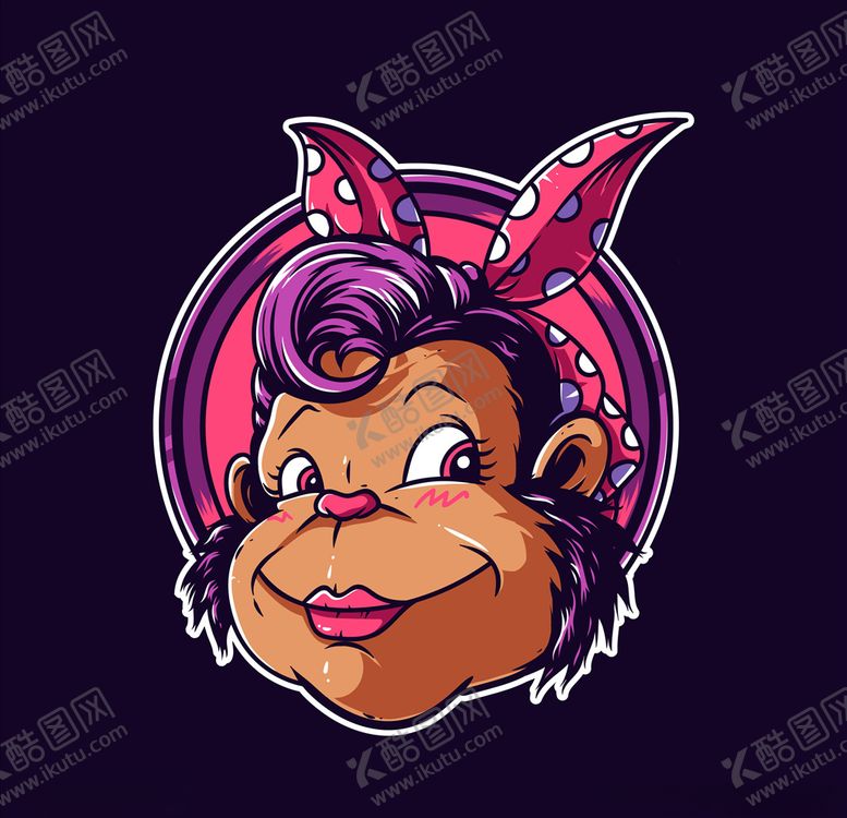 编号：91686009180023139191【酷图网】源文件下载-卡通猴子