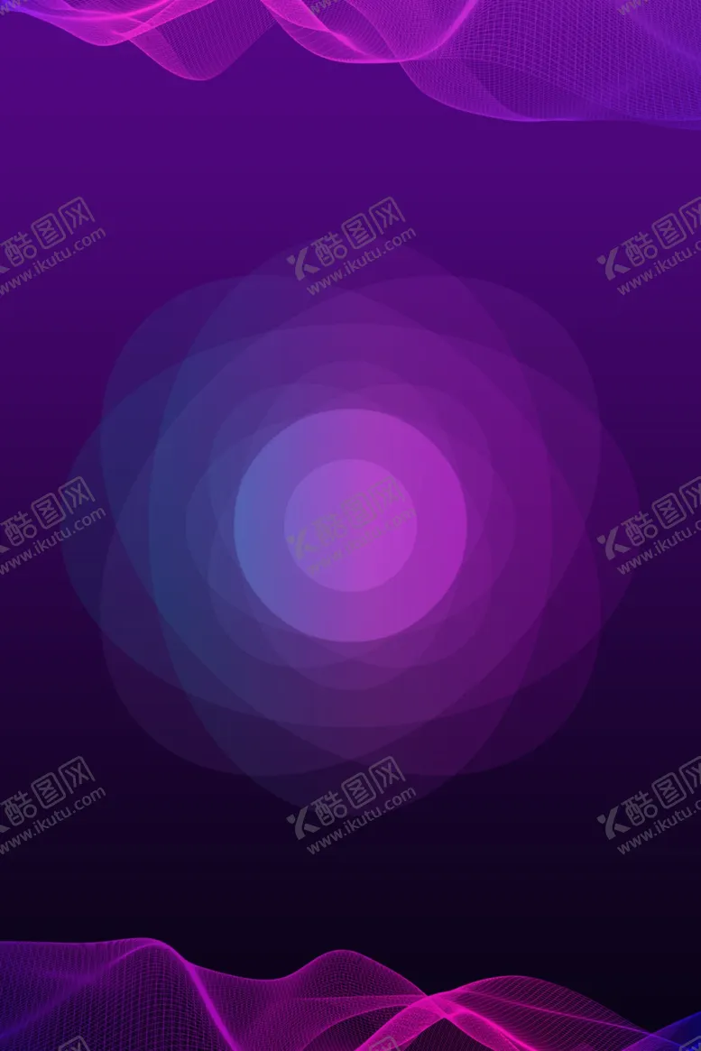 编号：85585406250402135759【酷图网】源文件下载-紫色科技背景