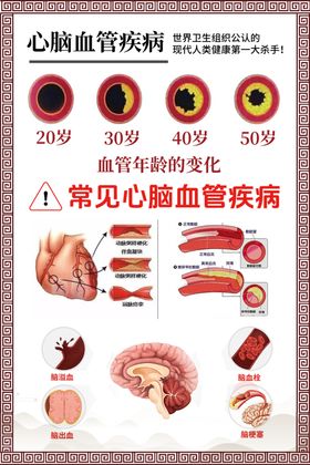 心脑展板