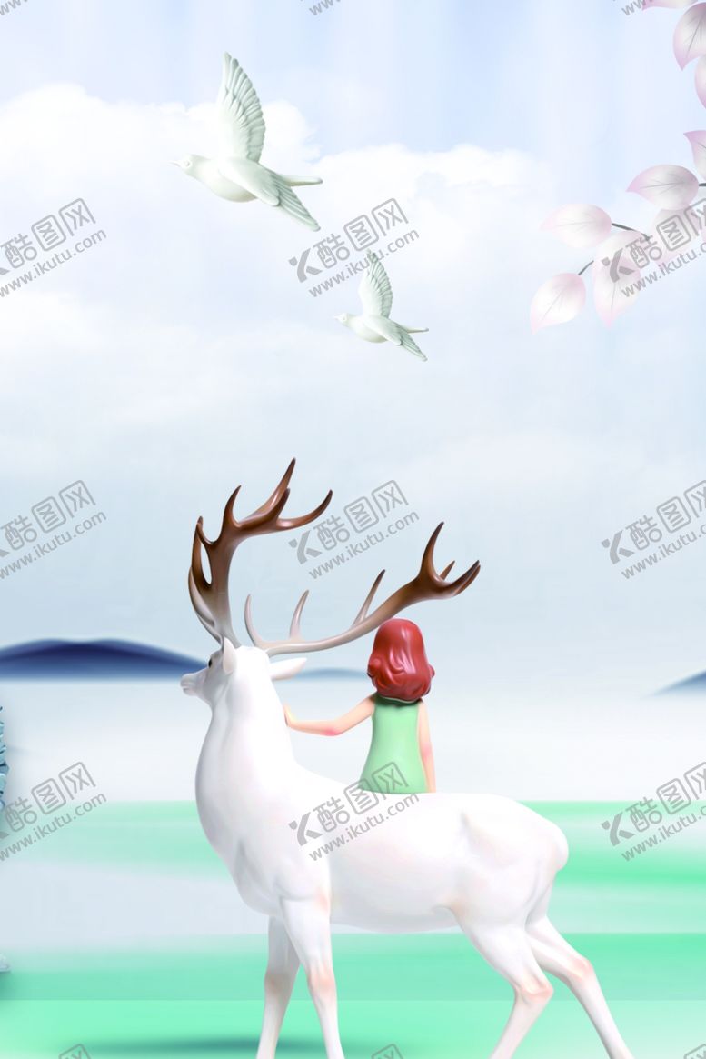 编号：22336507130034267097【酷图网】源文件下载-创意国潮装饰画图片