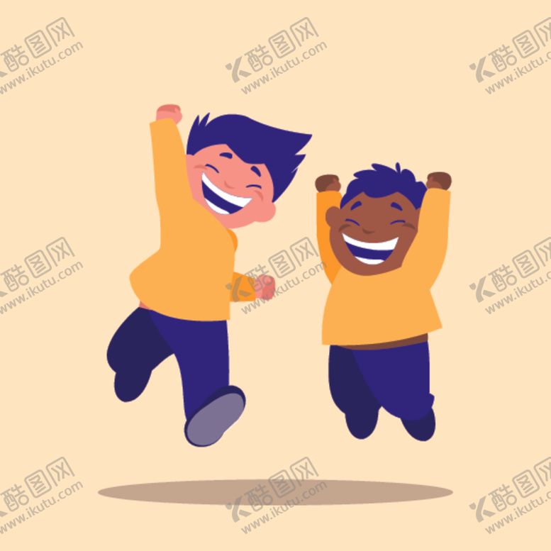 编号：71258207080331057657【酷图网】源文件下载-快乐人物孩子插画