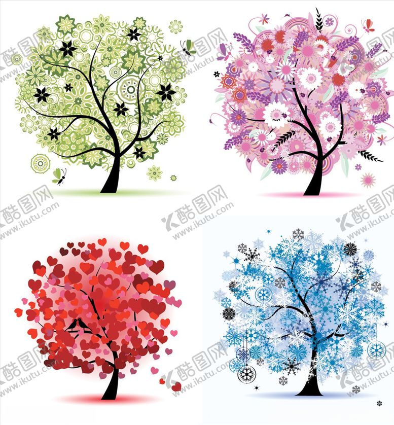 编号：41970011020141246754【酷图网】源文件下载-时尚手绘大树