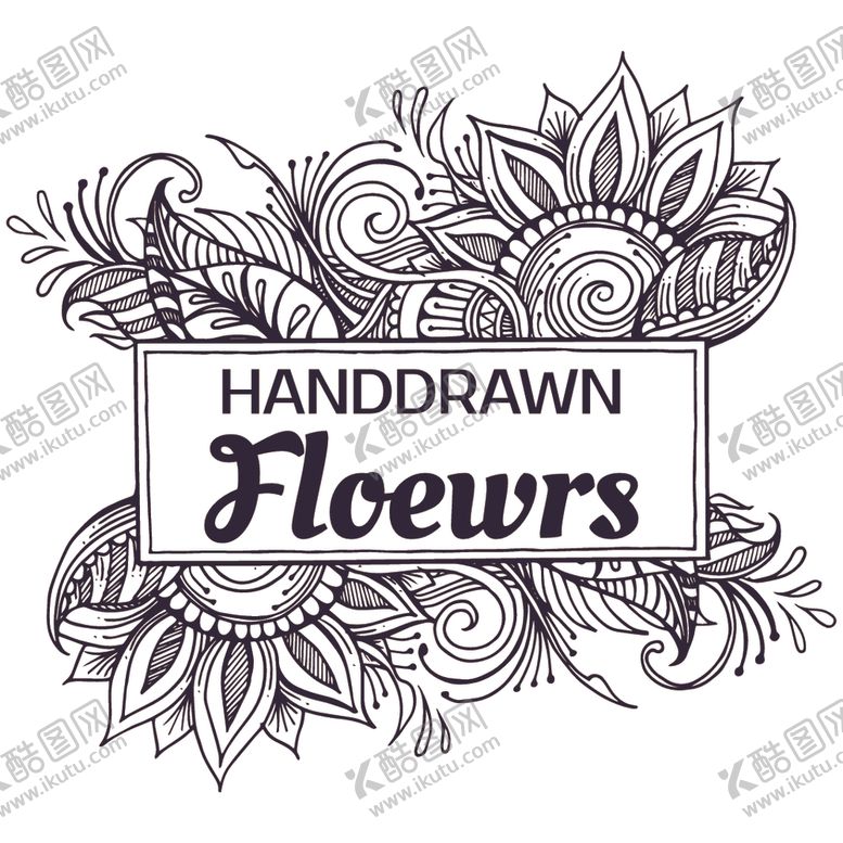 编号：25239809271048346418【酷图网】源文件下载-黑白线描动物