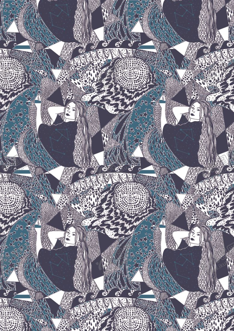 编号：10942307030717322723【酷图网】源文件下载-民族少女