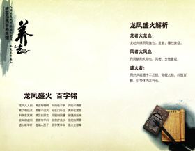 养生健康海报美容护理食疗文化