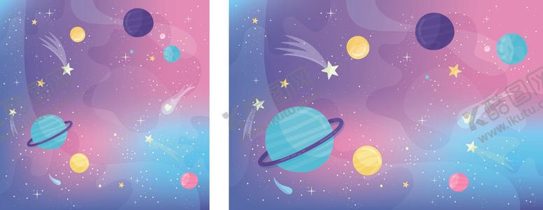 编号：60674709091909429750【酷图网】源文件下载-宇宙插画