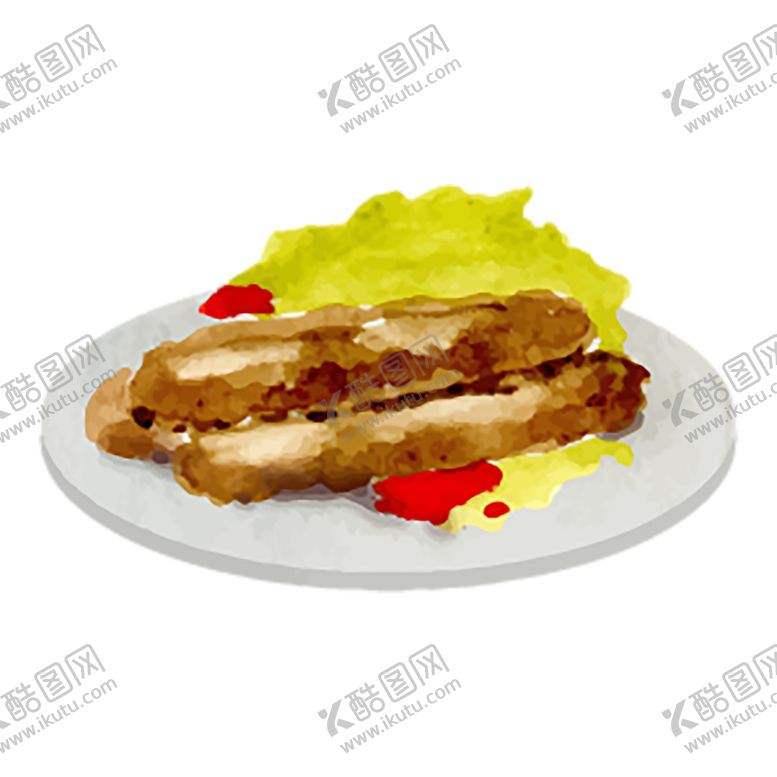 编号：96749205042139192184【酷图网】源文件下载-手绘烤排骨
