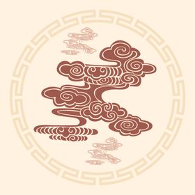 中国古典祥云云纹图片