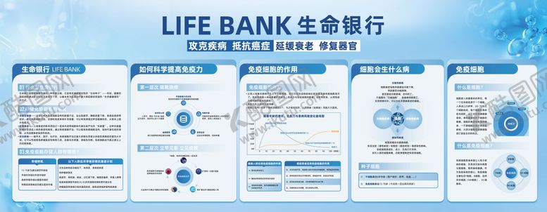 编号：63417309080807451569【酷图网】源文件下载-医学免疫细胞展板