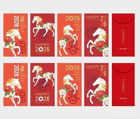 中国风国潮马年2026年新年