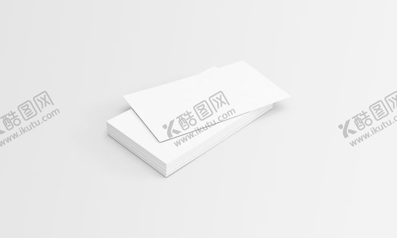 编号：32698509160640149869【酷图网】源文件下载-白色名片样机