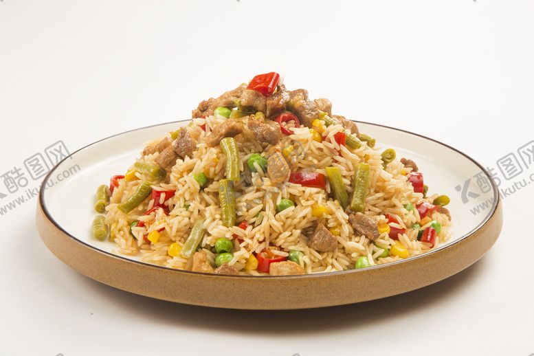 编号：01863209132331093908【酷图网】源文件下载-酸豆角肉沫炒饭