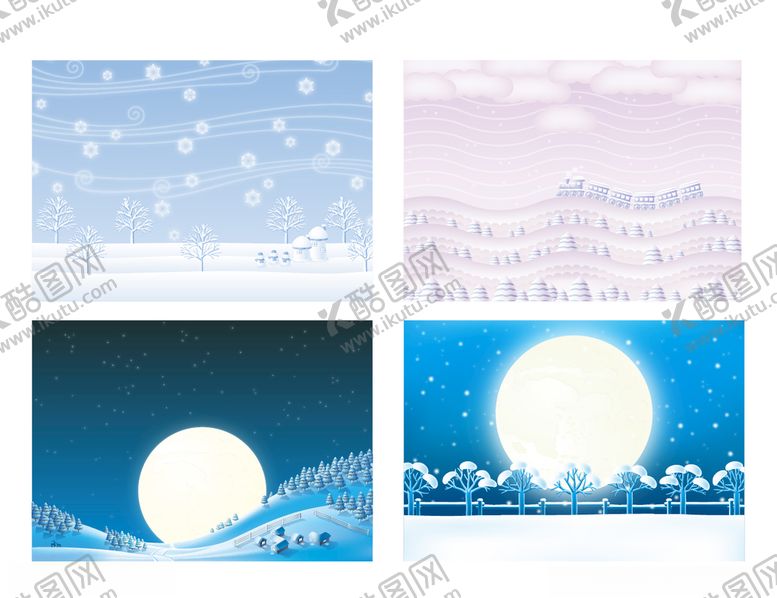 编号：70923109241409076885【酷图网】源文件下载-冬天雪景