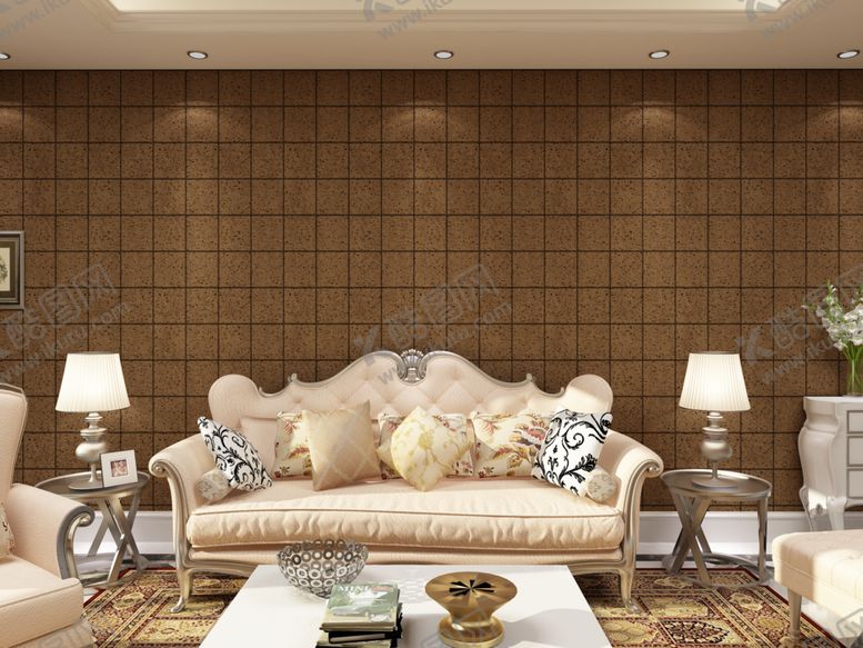编号：34731401042105072545【酷图网】源文件下载-温馨典雅的客厅沙发场景
