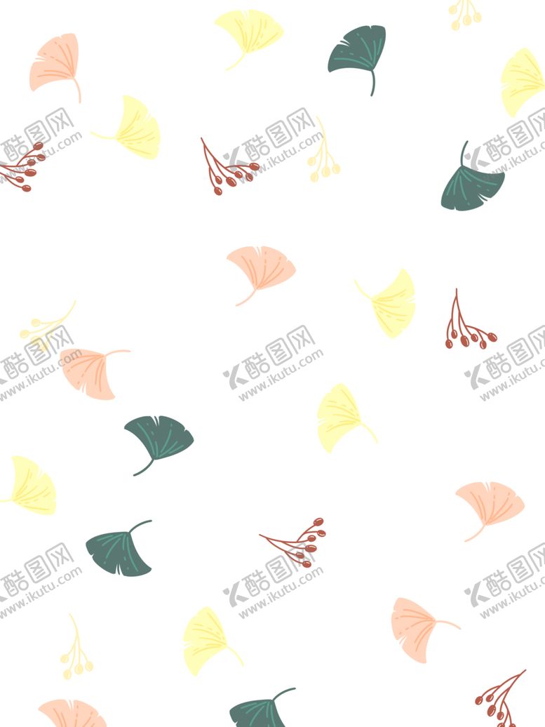 编号：69927704290811118560【酷图网】源文件下载-秋天银杏叶