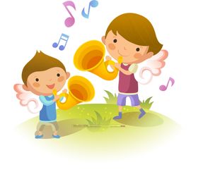 儿童插画手绘公园读本卡通人物