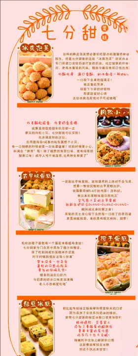 甜品海报