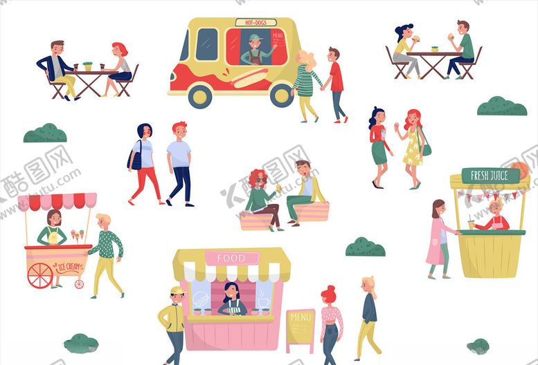 编号：33508710280141498595【酷图网】源文件下载-路边摊