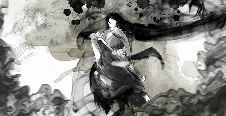 编号：27456010040830221278【酷图网】源文件下载-手绘古风插画背景图片