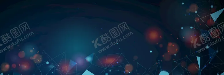 编号：13649406231709429670【酷图网】源文件下载-蓝色三角几何线条科技商务背景