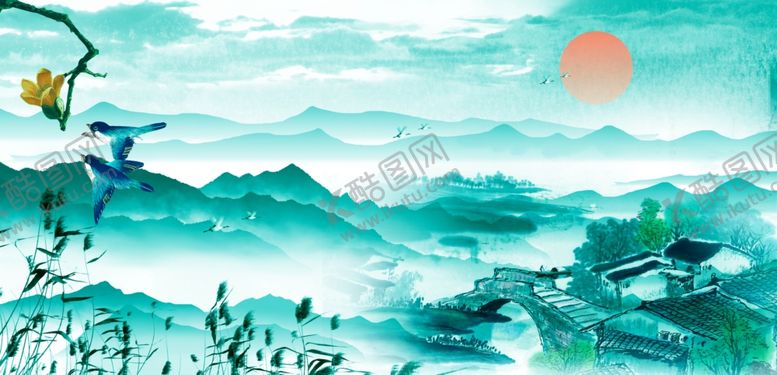 编号：97379309251823016404【酷图网】源文件下载-水墨画